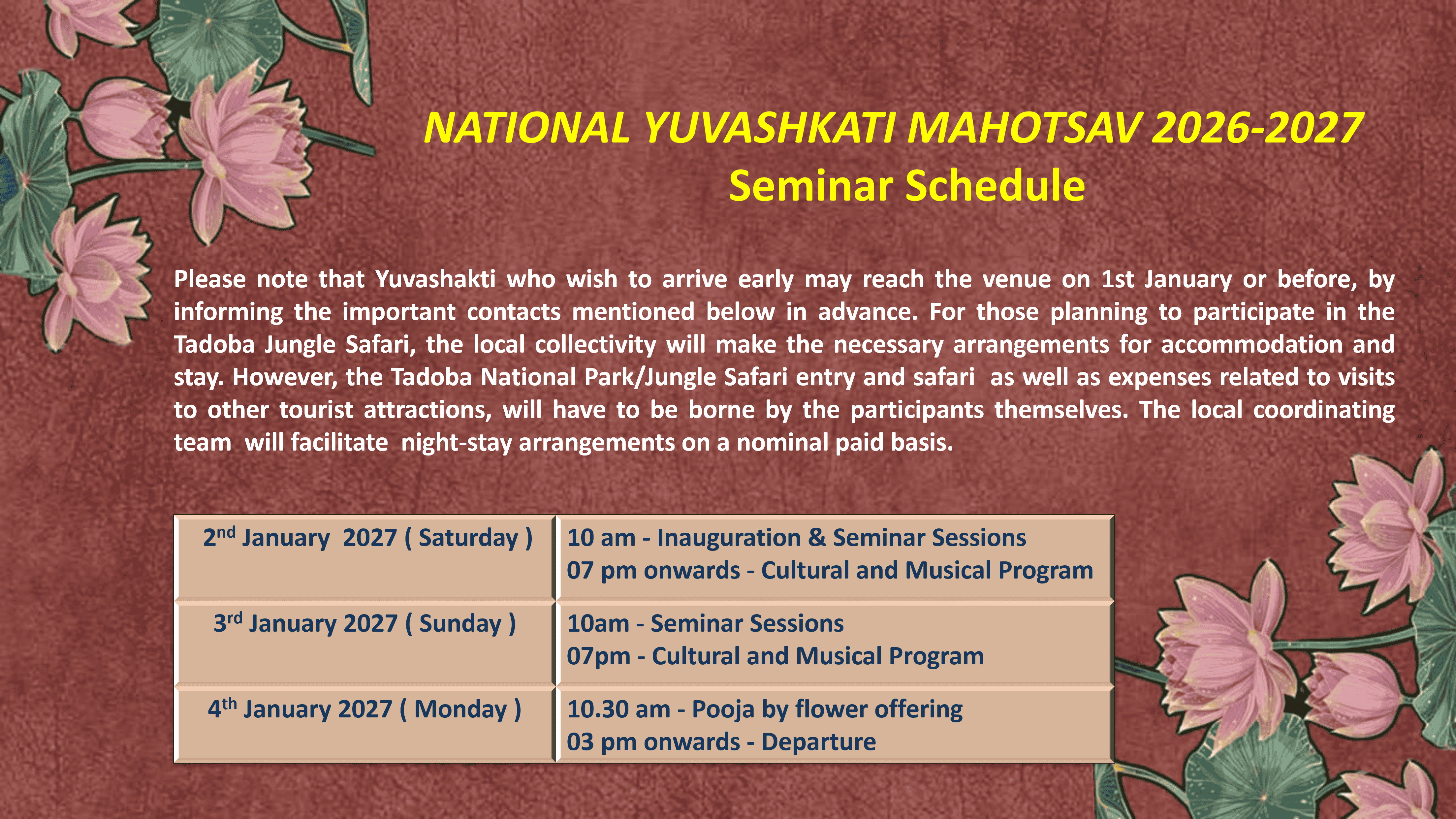Yuva Seminar Chandrapur 2